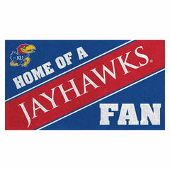 University of Kansas, PVC Mat COLOR, Home of a Fan