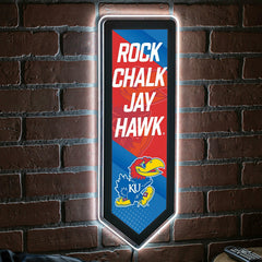 LED Wall Decor, Pennant, University of Kansas