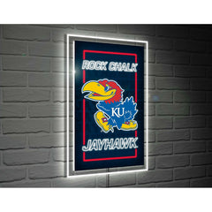 University of Kansas College Rectangle Neolite LED Decor
