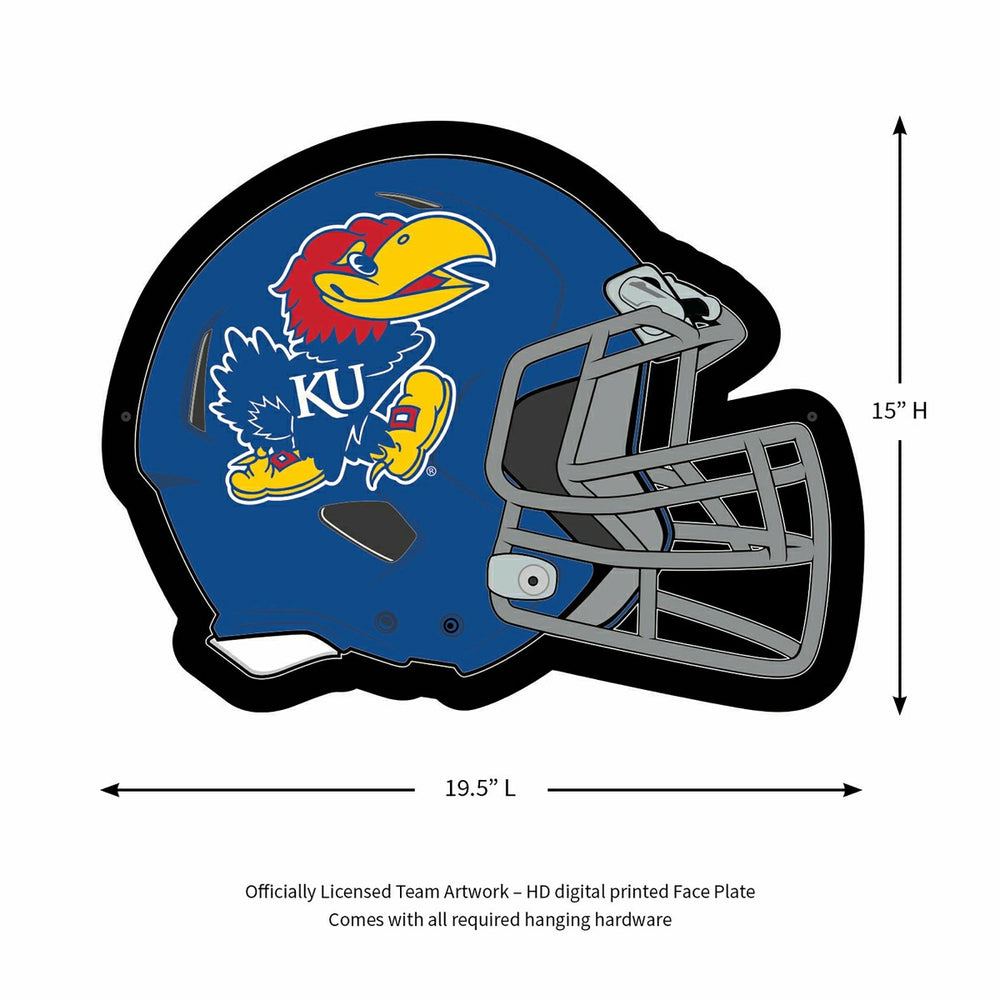 LED Wall Decor, Helmet, University of Kansas