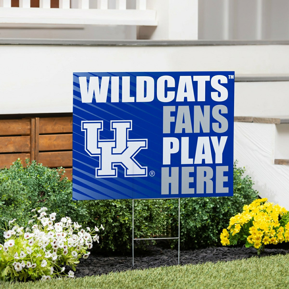 University of Kentucky Coroplast Yard Sign "Fans Play Here"