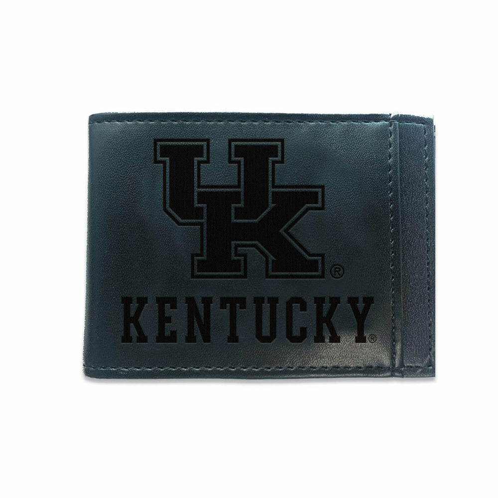 Front Pocket Wallet w/ RFID Blocking, University of Kentucky, Black