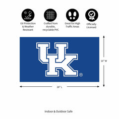 Full Color PVC Mat, 16" x 28", University of Kentucky