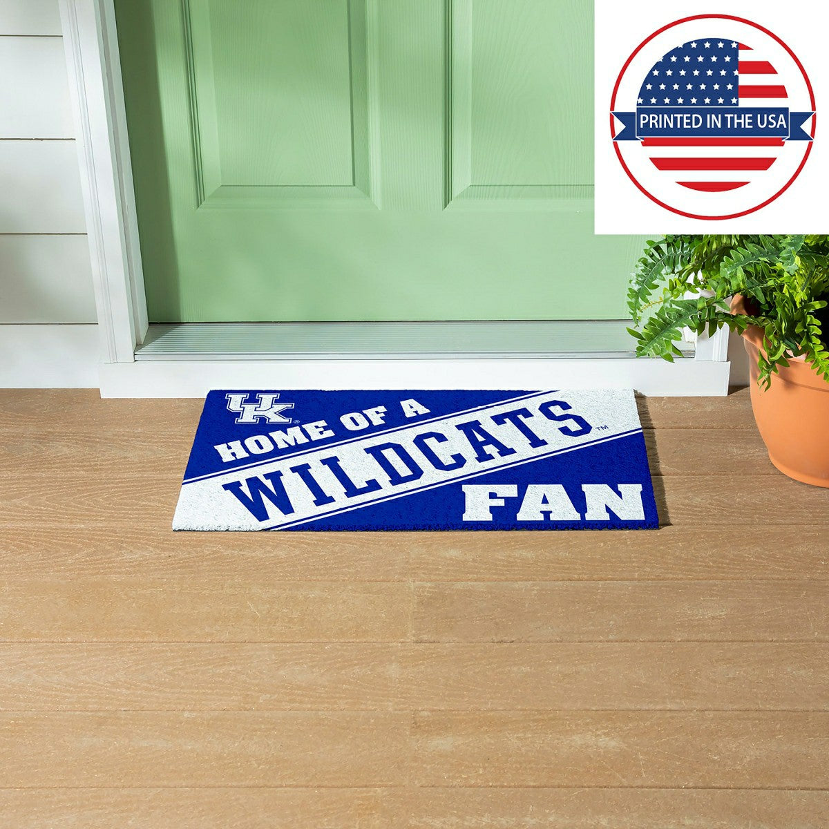 University of Kentucky, PVC Mat COLOR, Home of a Fan
