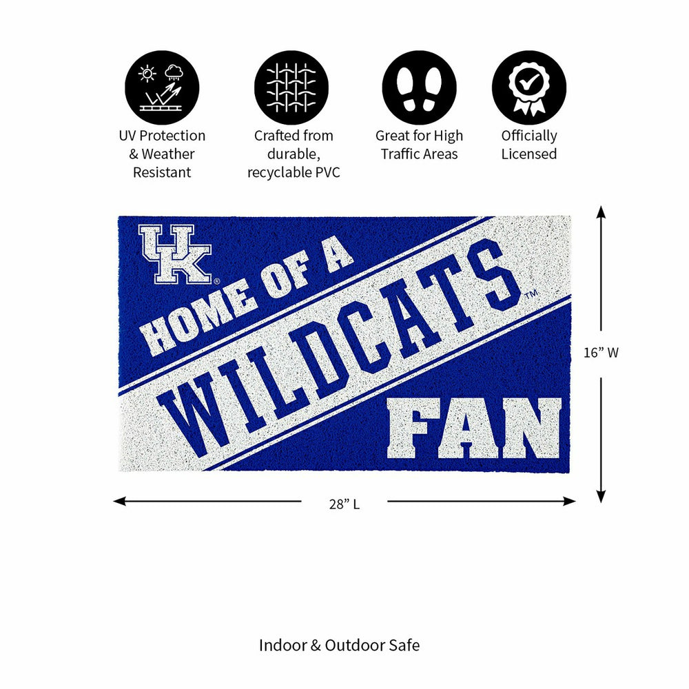 University of Kentucky, PVC Mat COLOR, Home of a Fan