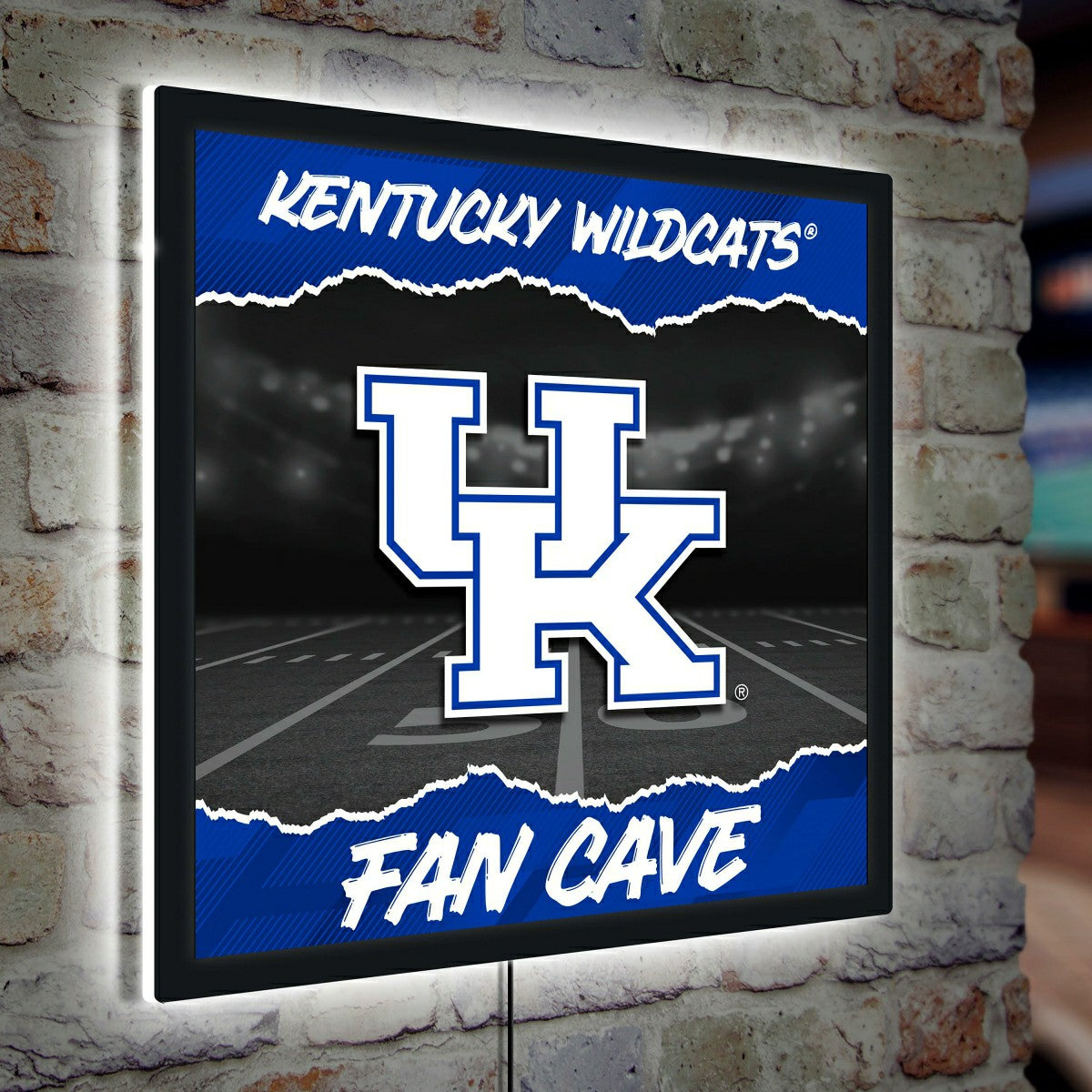University of Kentucky 23"H x 23"L LED Wall Decor, Edgelite, Square