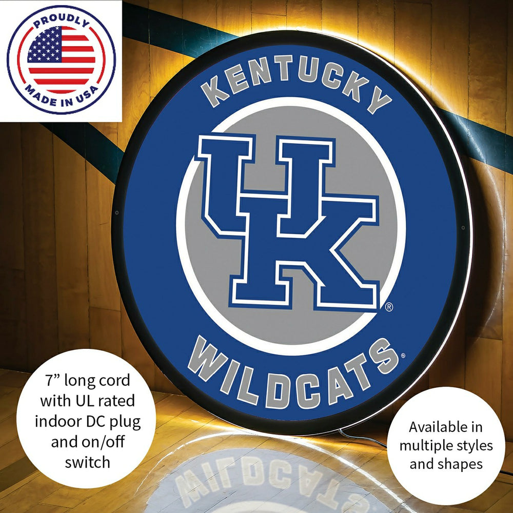 LED Wall Decor, Round, University of Kentucky