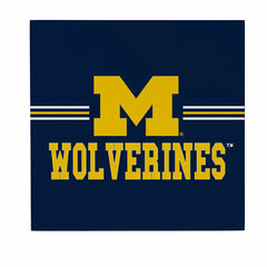 University Of Michigan Wood Wall Sign, 12x12