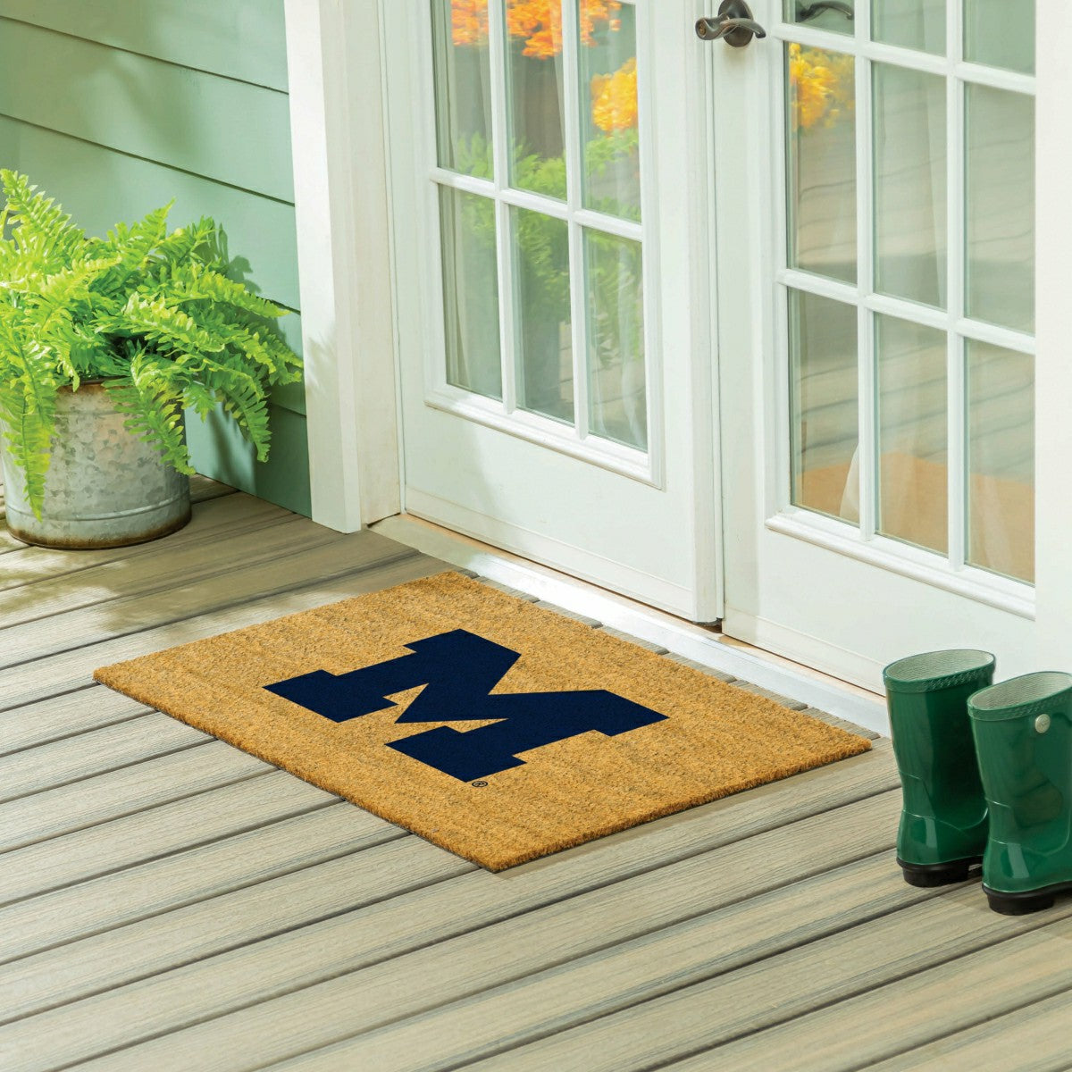 University Of Michigan Large Full Color Coir Mat, 36"x24"