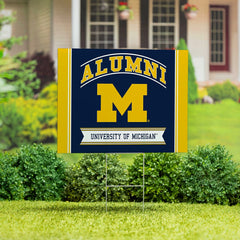 University Of Michigan Coroplast Yard Sign Alumni