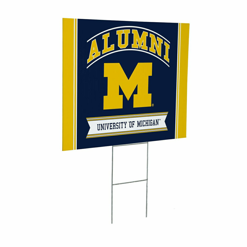 University Of Michigan Coroplast Yard Sign Alumni