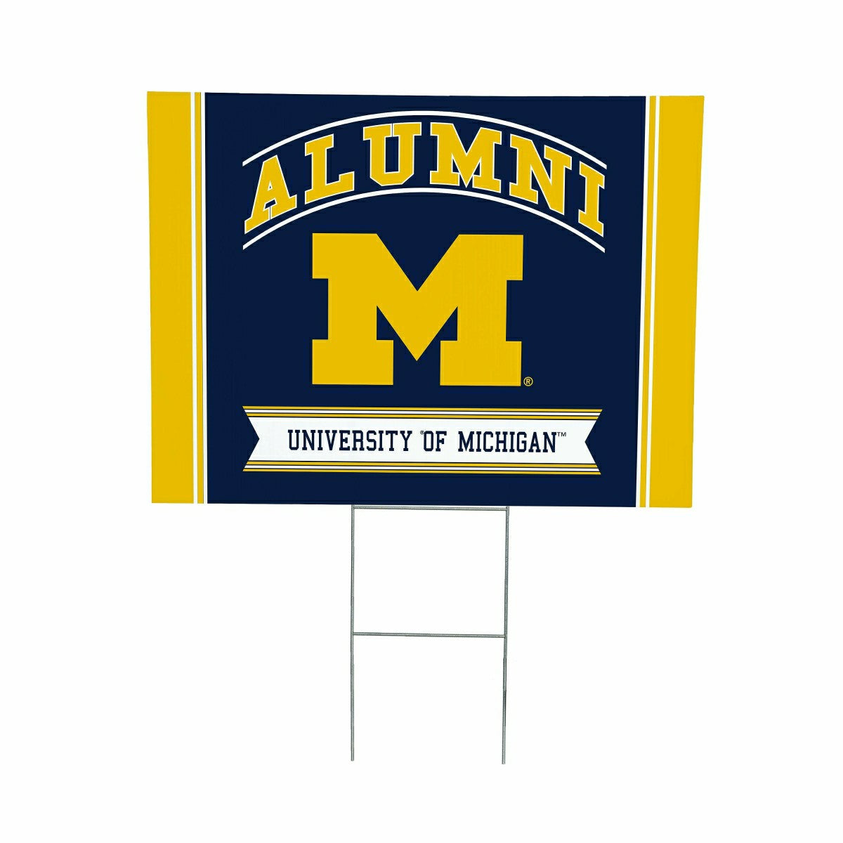 University Of Michigan Coroplast Yard Sign Alumni