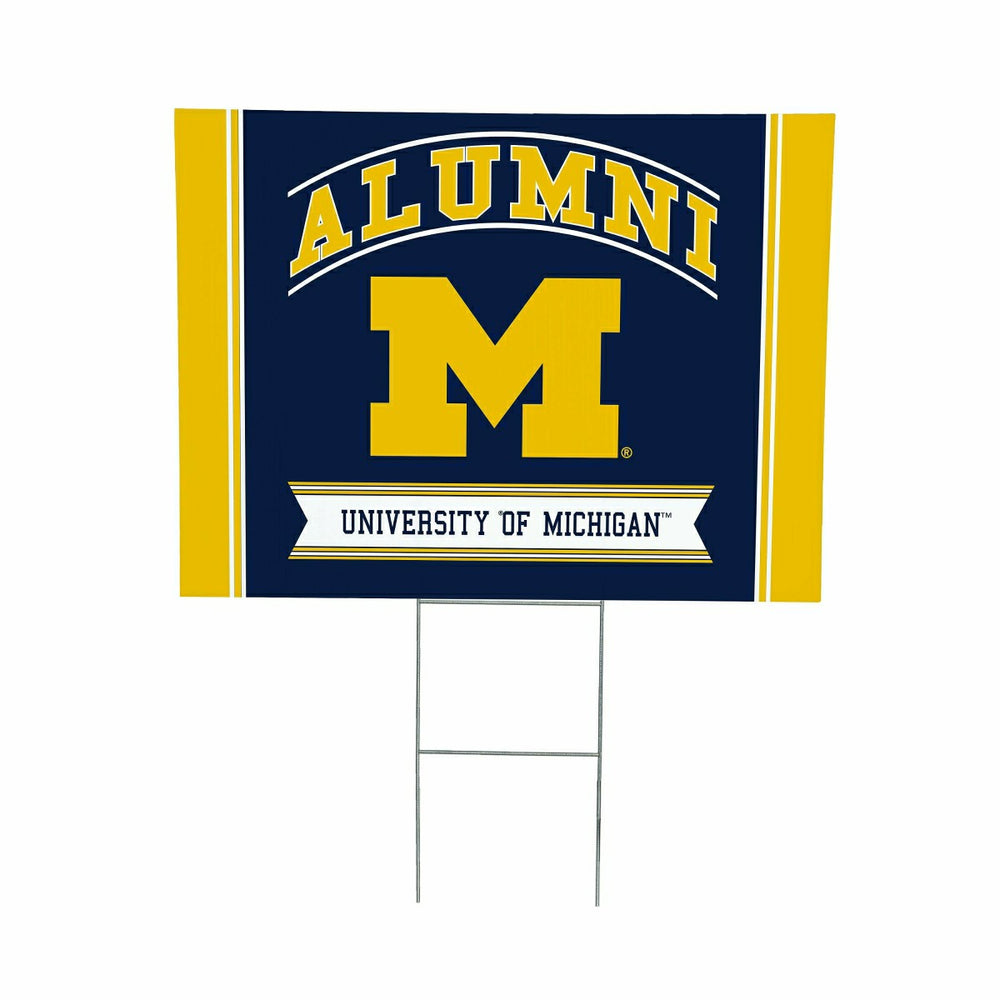 University Of Michigan Coroplast Yard Sign Alumni