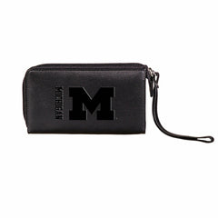 Wristlet Wallet, Black, University Of Michigan