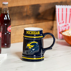 University Of Michigan Ceramic Stein Cup, 24oz
