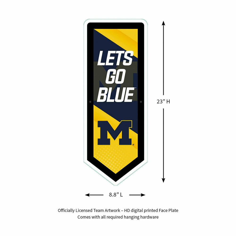 LED Wall Decor, Pennant, University Of Michigan