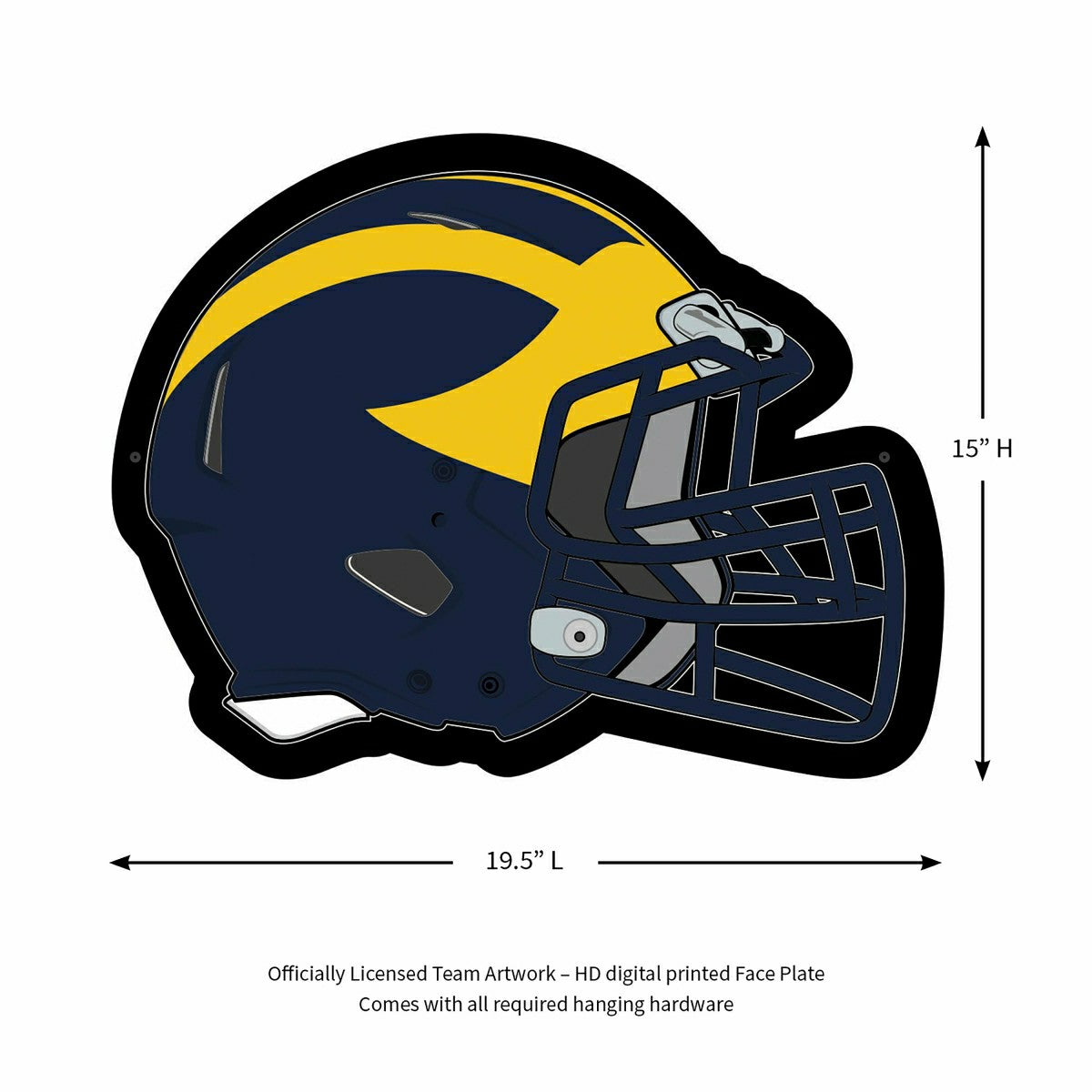 LED Wall Decor, Helmet, University Of Michigan