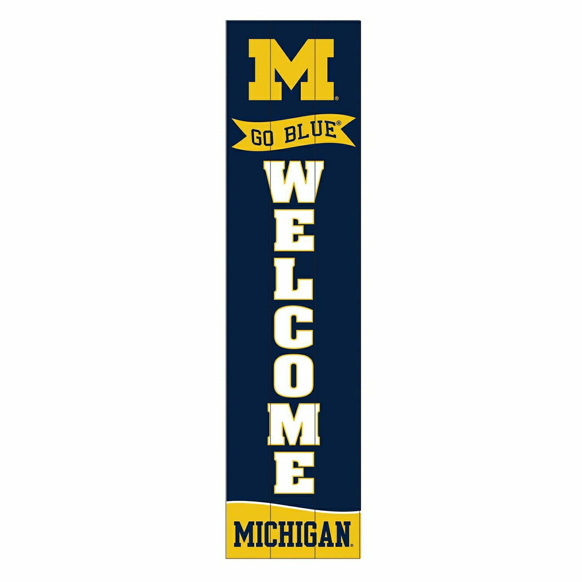 University Of Michigan Large Single Sided Leaner, 46"