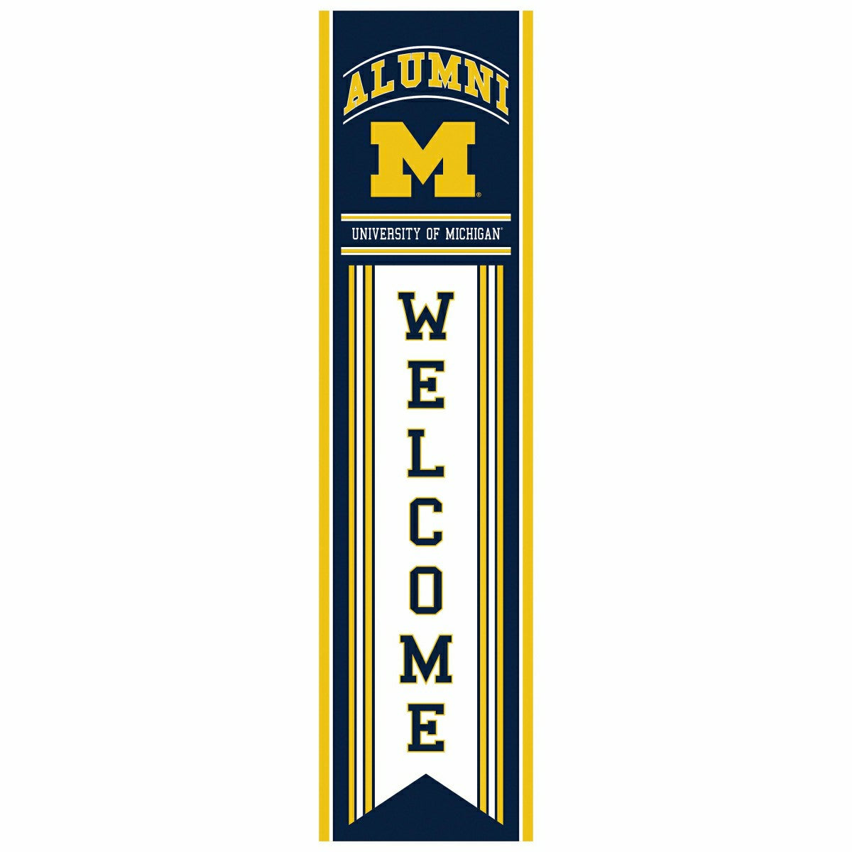 University Of Michigan Alumni Single Sided Large Leaner, 46"