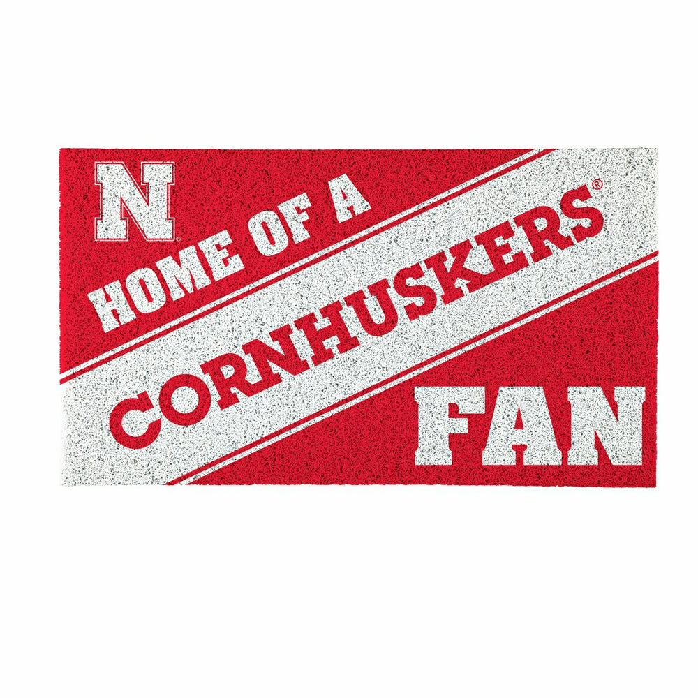 University of Nebraska, PVC Mat COLOR, Home of a Fan