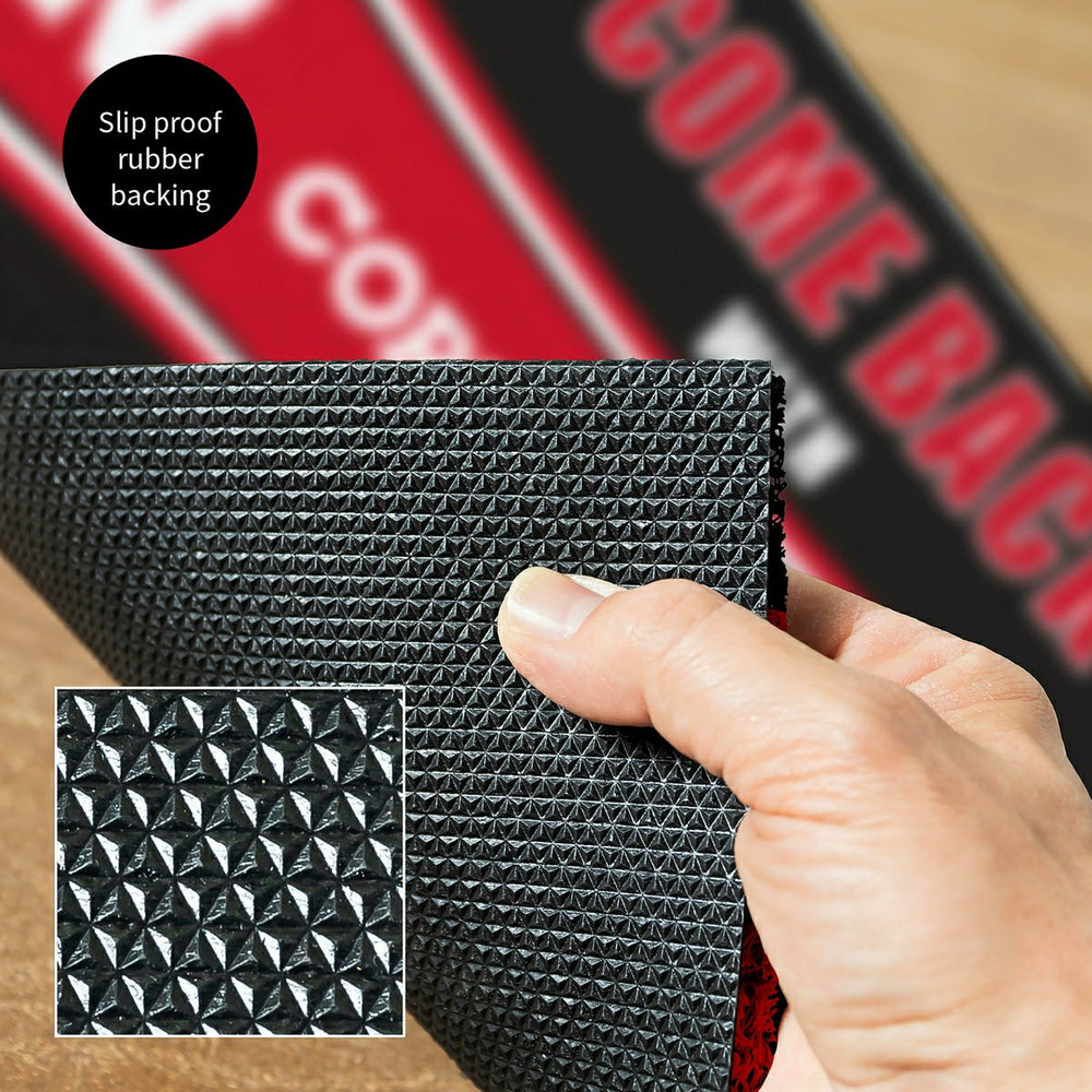 28" x 16" PVC Trapper Mat, Come Back with Tickets, University of Nebra