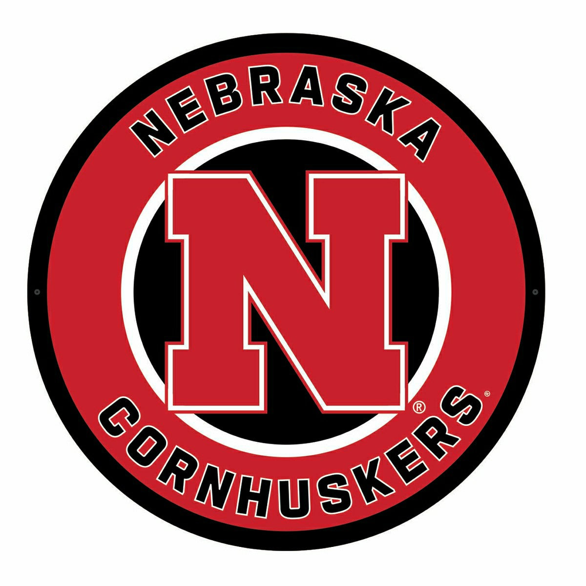 LED Wall Decor, Round, University of Nebraska