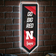 LED Wall Decor, Pennant, University of Nebraska