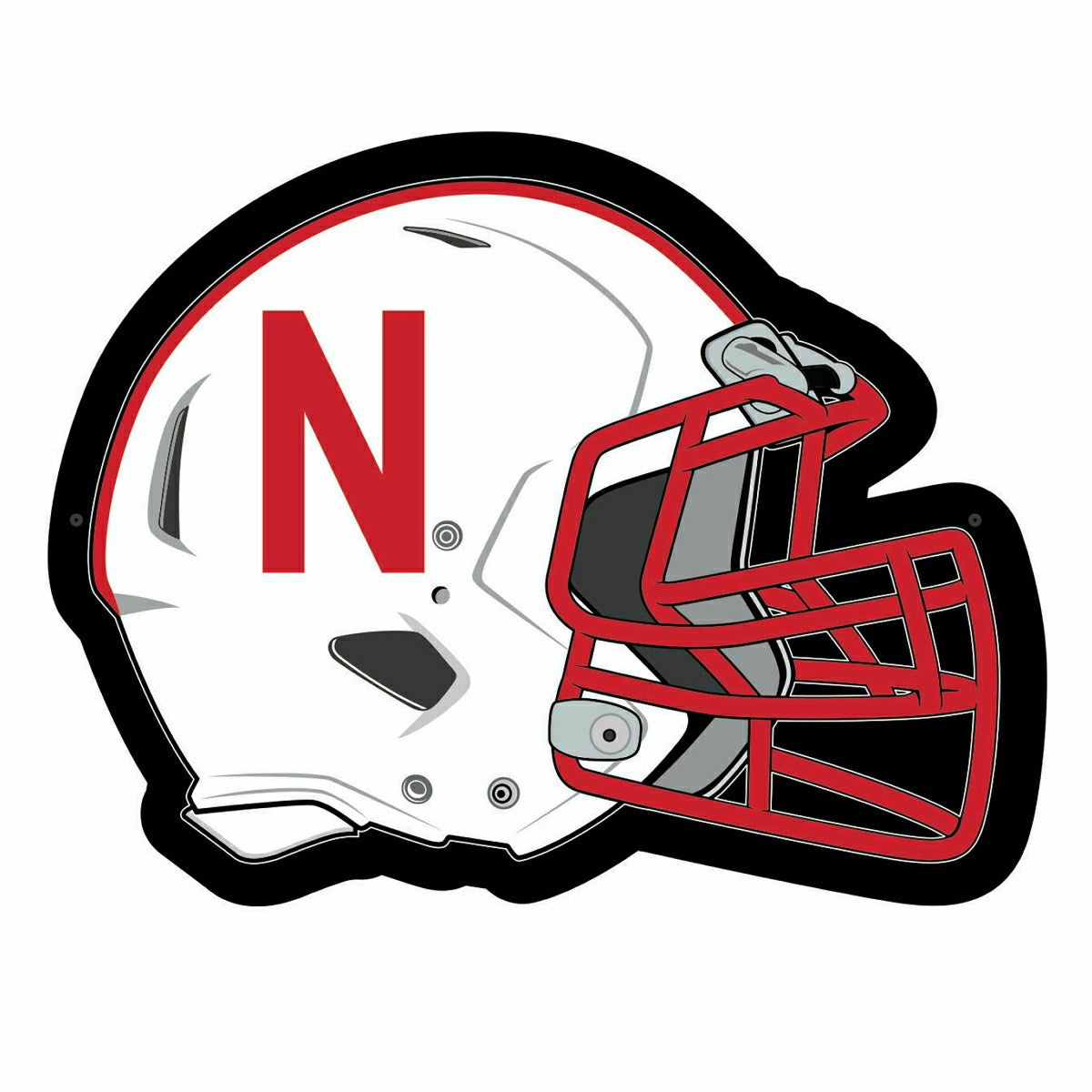 LED Wall Decor, Helmet, University of Nebraska