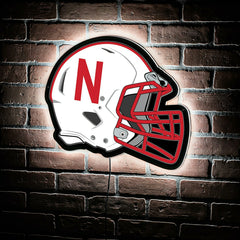 LED Wall Decor, Helmet, University of Nebraska