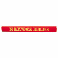 University of Nebraska Engraved Wood Sign, 1.5" x 18"