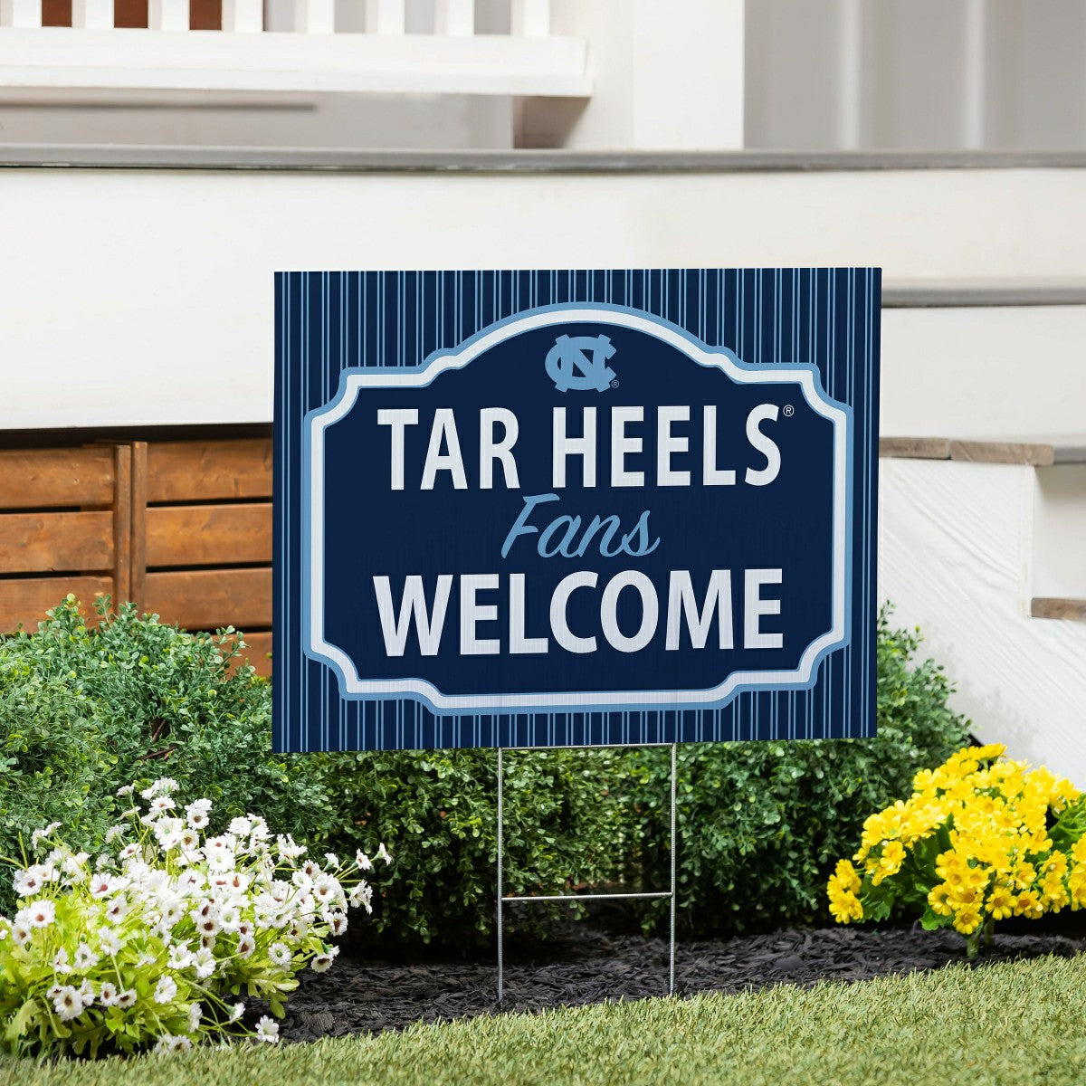 University of North Carolina Coroplast Yard Sign, "Fans Welcome"