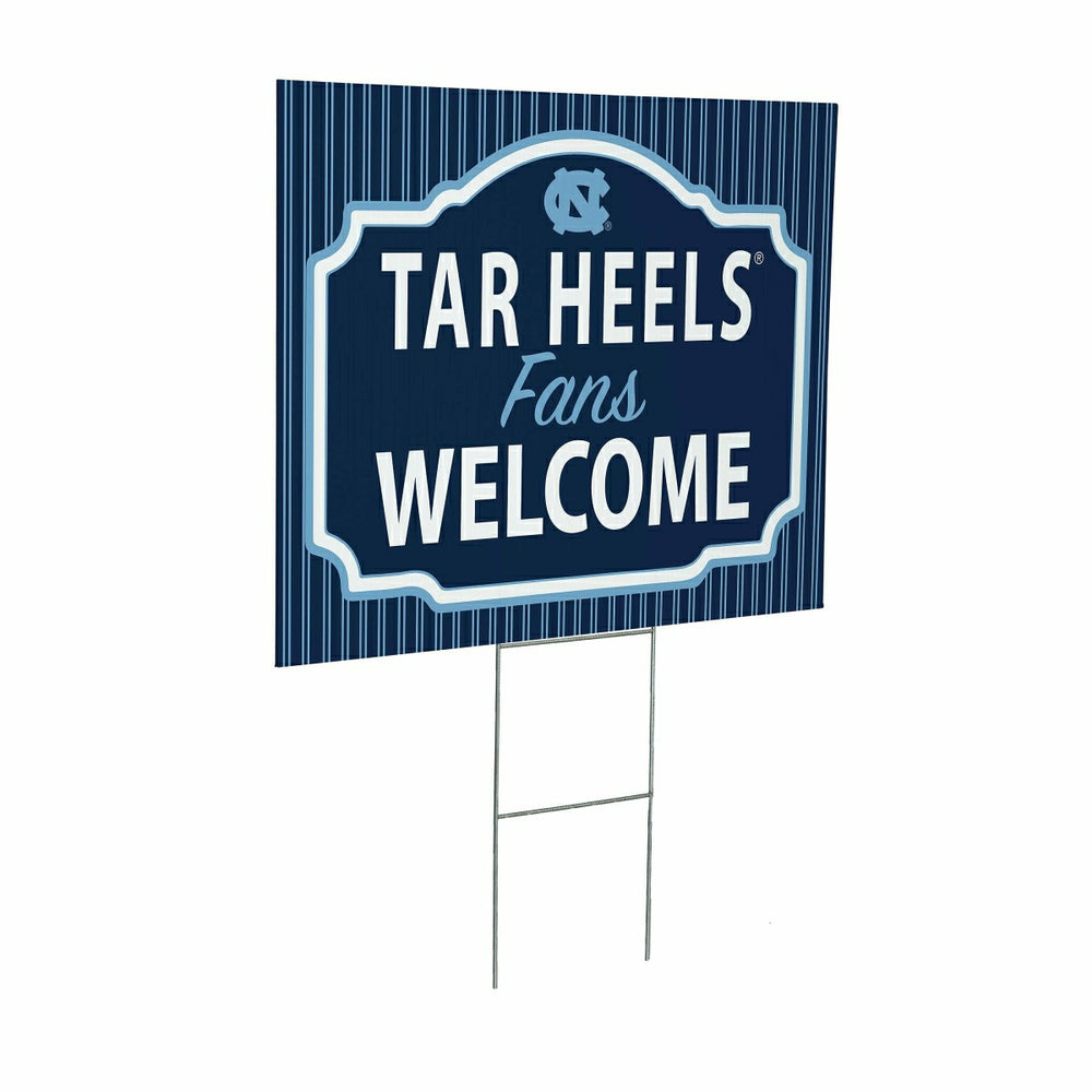 University of North Carolina Coroplast Yard Sign, "Fans Welcome"