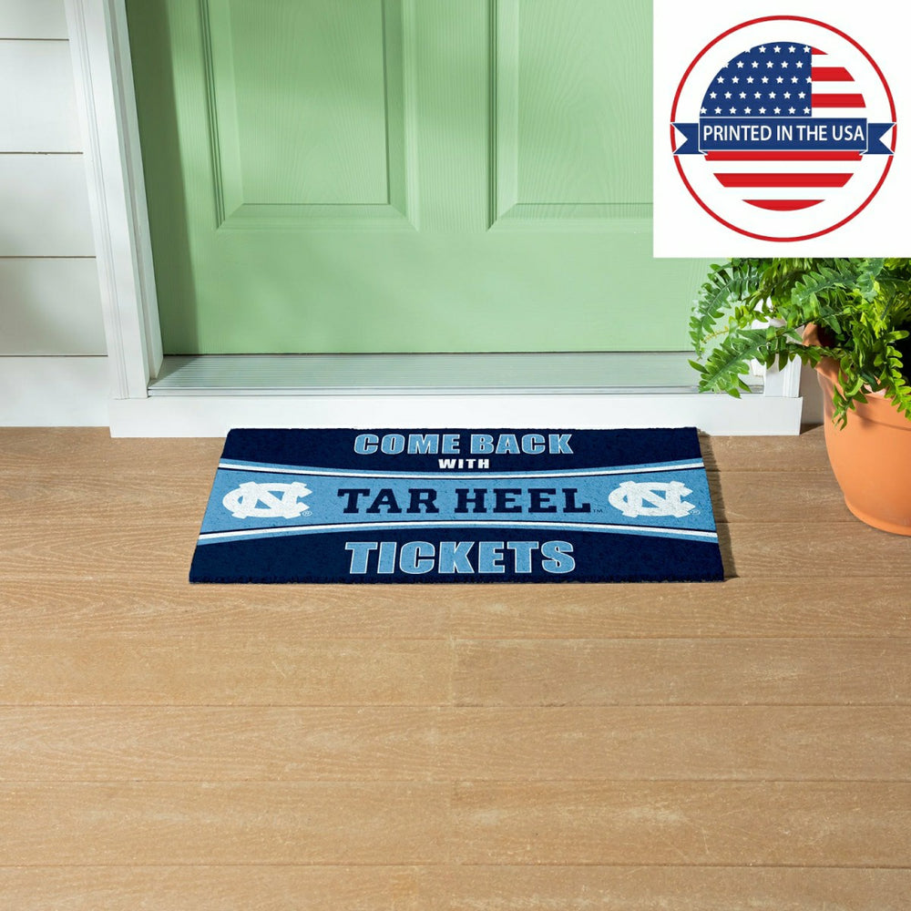 28" x 16" PVC Trapper Mat, Come Back with Tickets, University of North