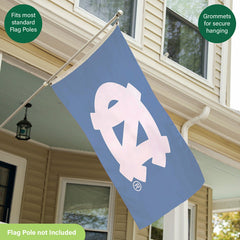 University of North Carolina Single Sided Flag w/ 2 Grommets, 3'x5'