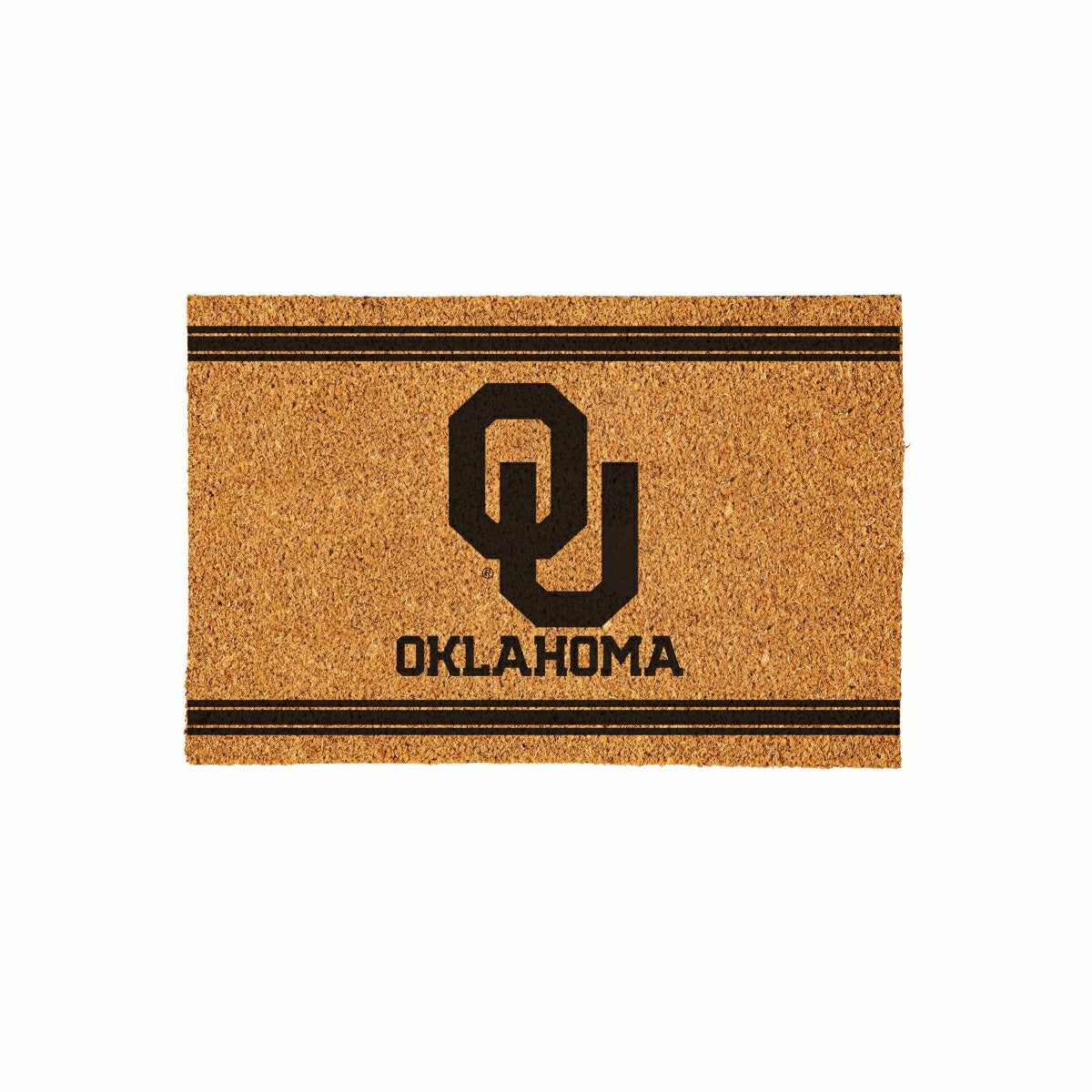 University of Oklahoma Large One Color Coir Mat, 36"x24"