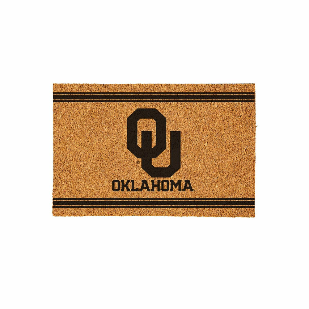 University of Oklahoma Large One Color Coir Mat, 36"x24"