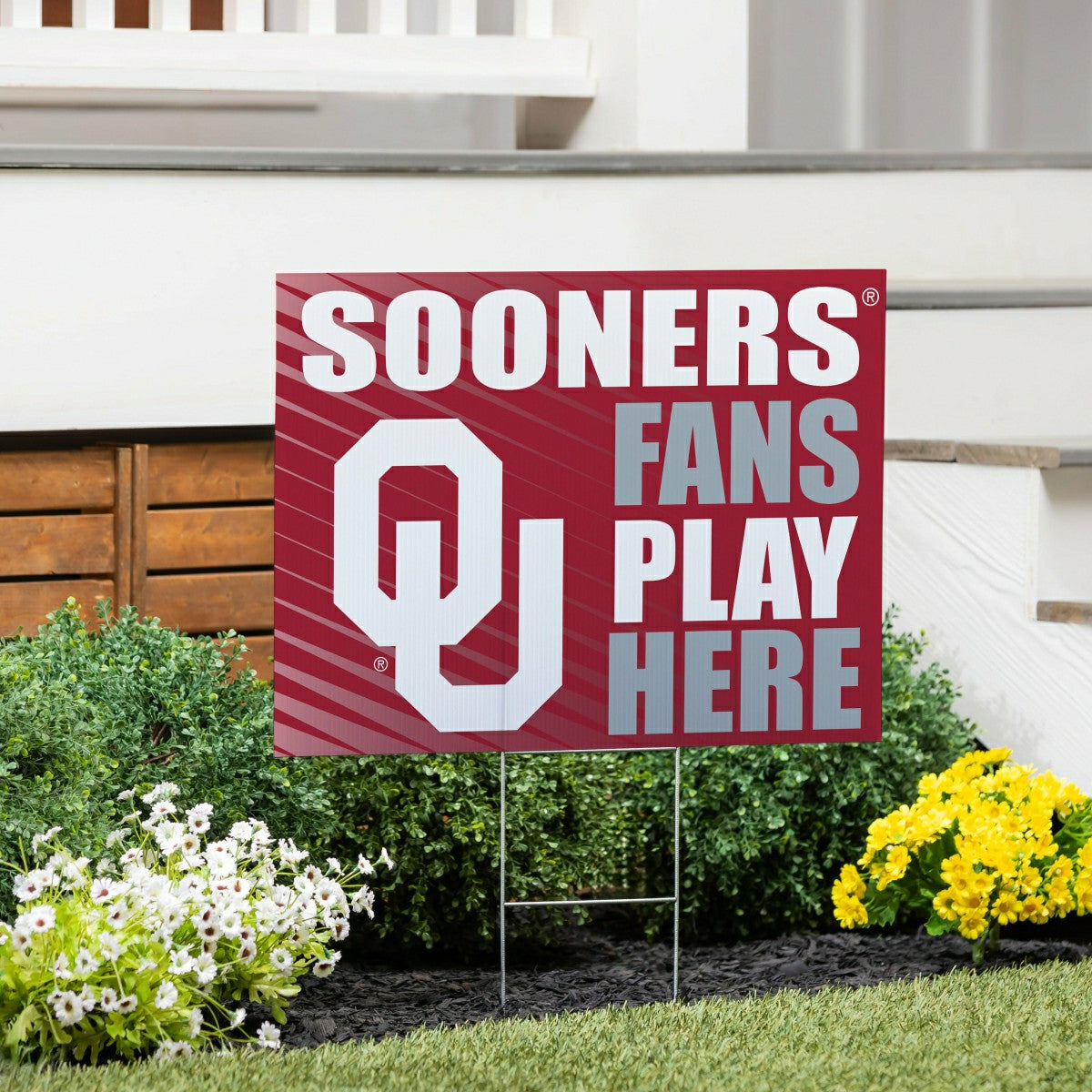University of Oklahoma Coroplast Yard Sign "Fans Play Here"