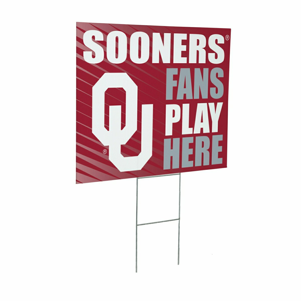 University of Oklahoma Coroplast Yard Sign "Fans Play Here"