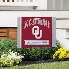 University of Oklahoma Coroplast Yard Sign Alumni