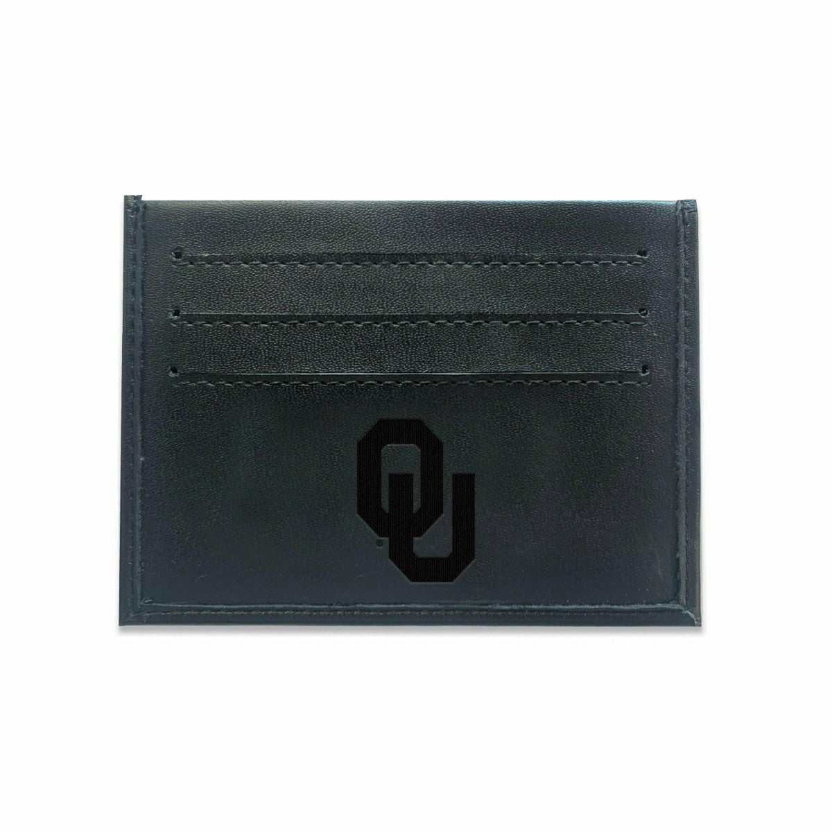 Front Pocket Wallet w/ RFID Blocking, University of Oklahoma, Black
