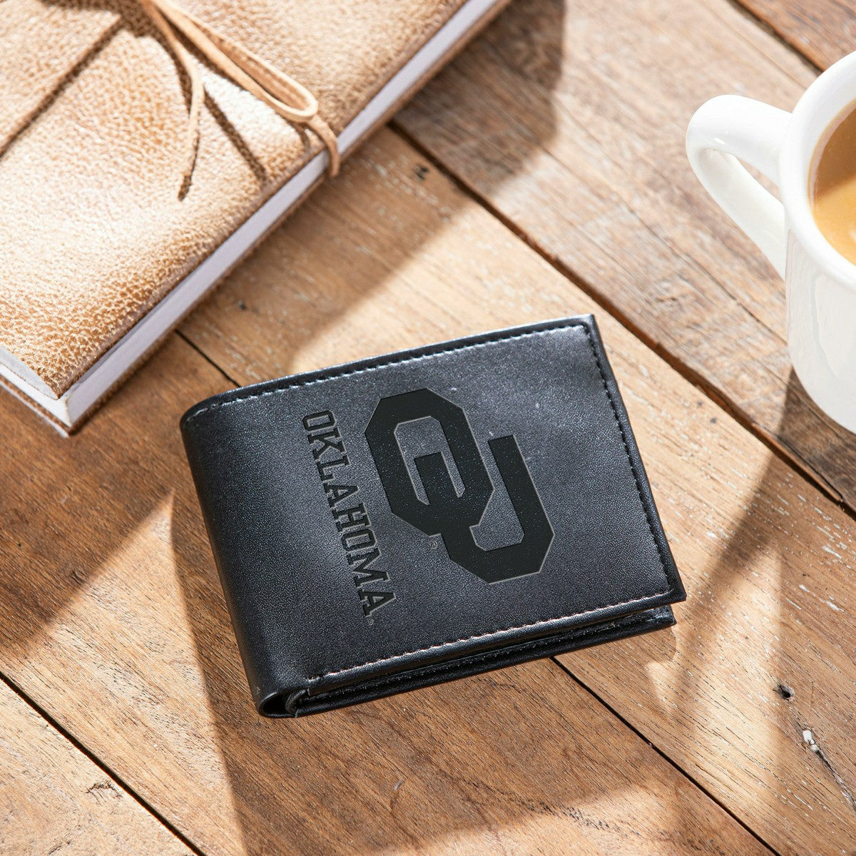University of Oklahoma, Bi-Fold Wallet, Black