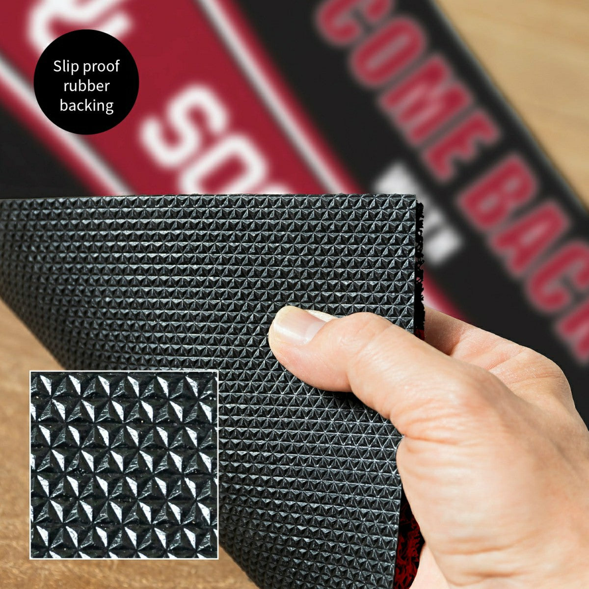 28" x 16" PVC Trapper Mat, Come Back with Tickets, University of Oklah