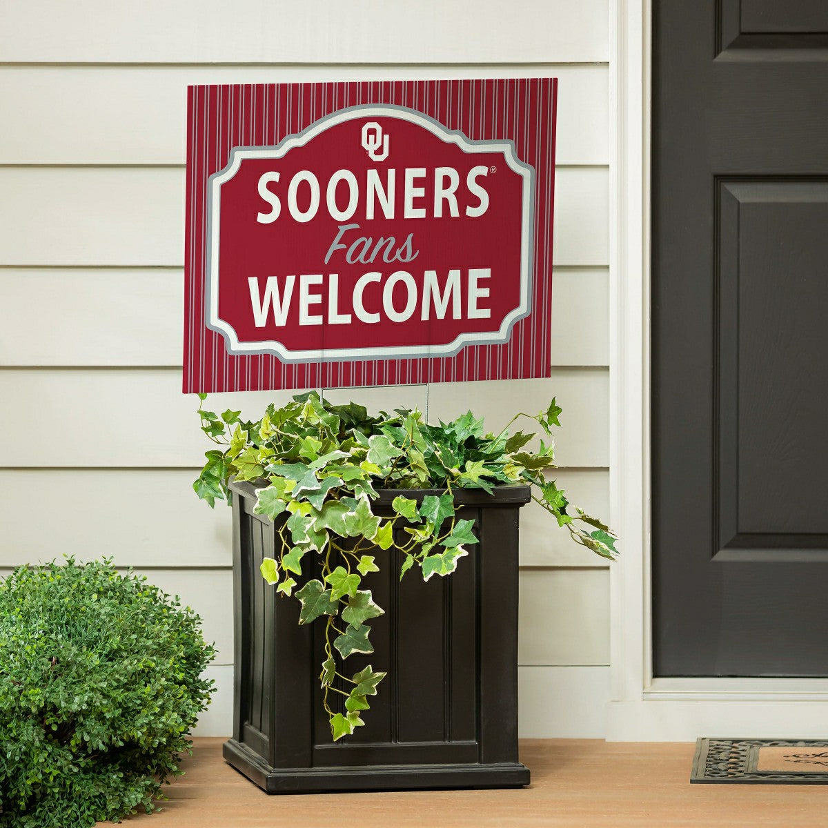 University of Oklahoma Coroplast Yard Sign, "Fans Welcome"