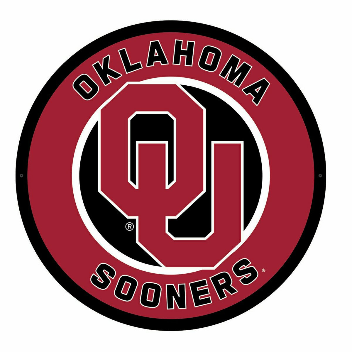 LED Wall Decor, Round, University of Oklahoma