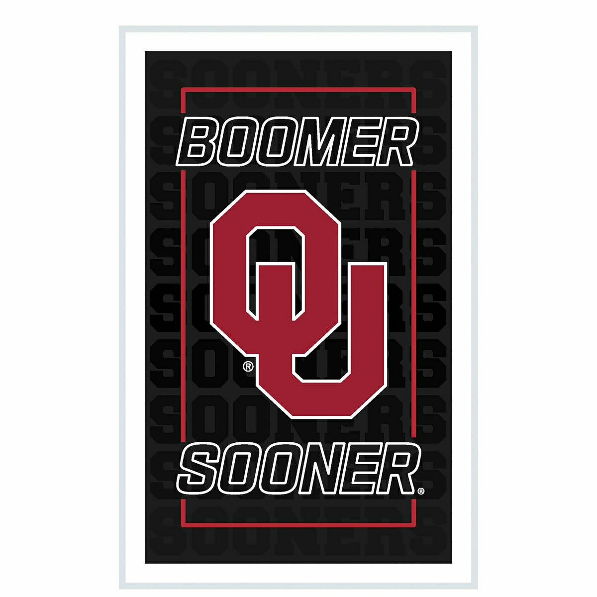 University of Oklahoma College Rectangle Neolite LED Decor