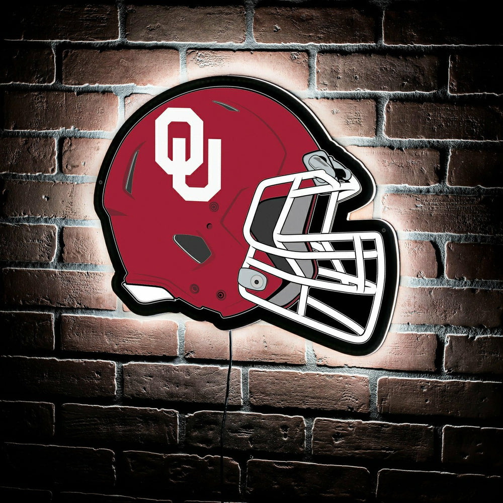 LED Wall Decor, Helmet, University of Oklahoma