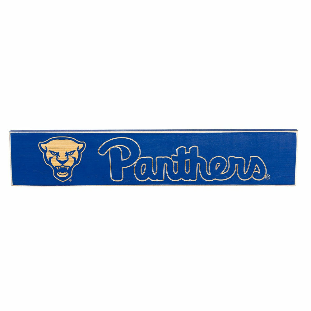 University of Pittsburgh Engraved Wood Sign, 3.5" x 18"