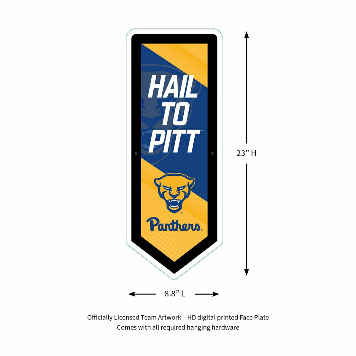 LED Wall Decor, Pennant, University of Pittsburgh