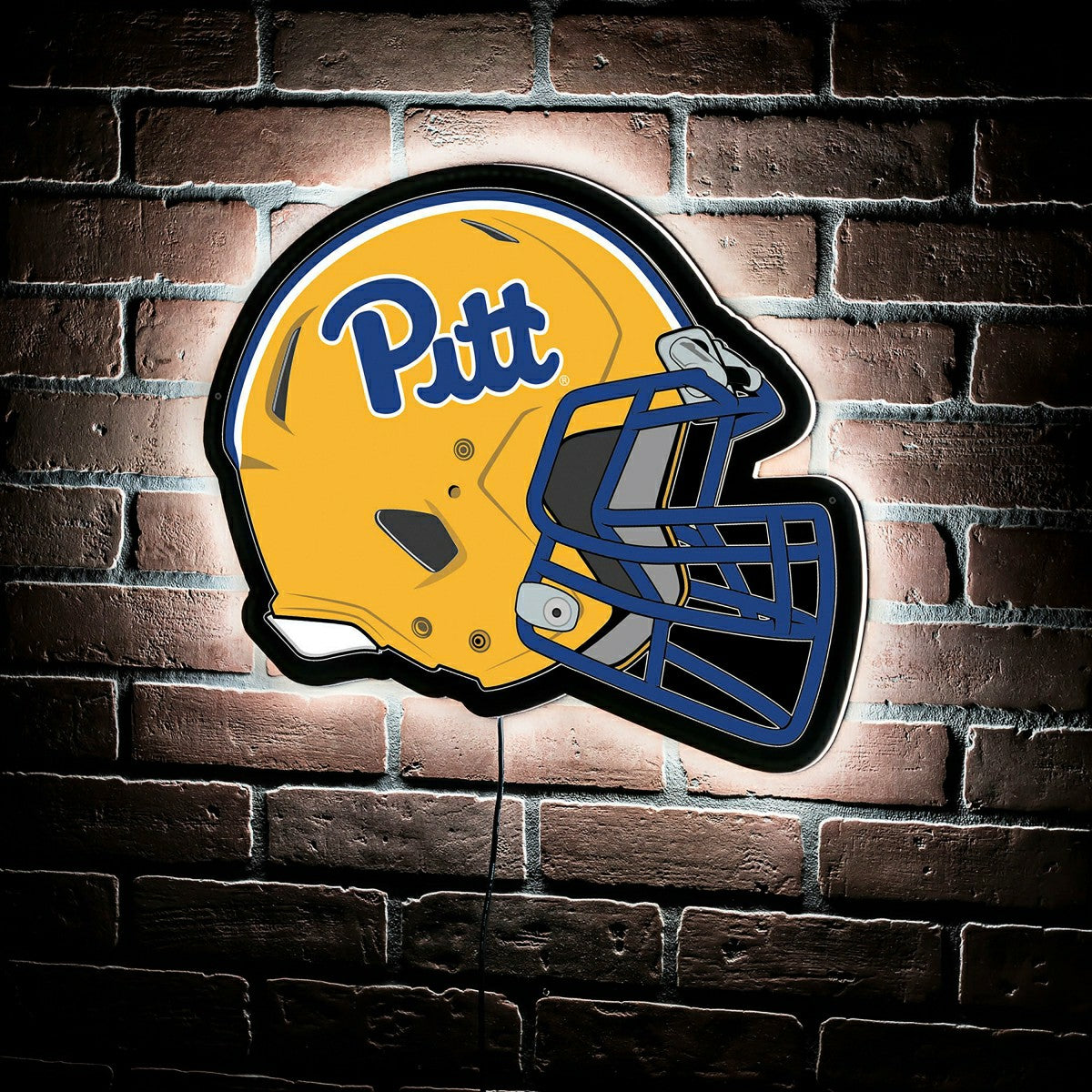 LED Wall Decor, Helmet, University of Pittsburgh