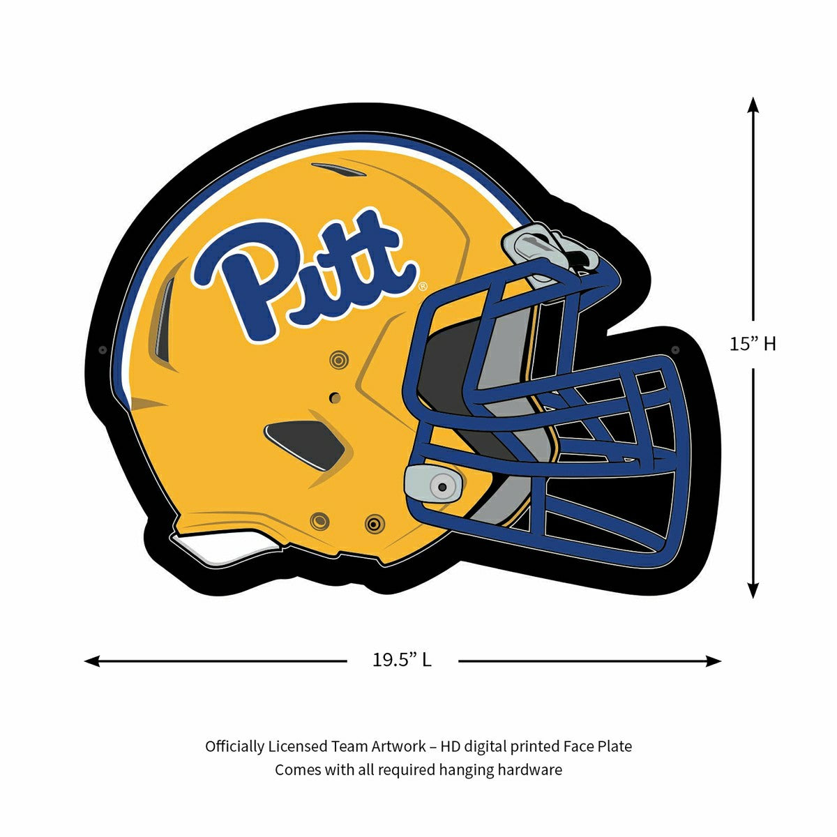 LED Wall Decor, Helmet, University of Pittsburgh